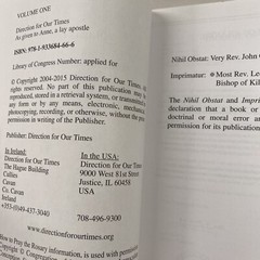 Volume One: Direction for Our Times as Given to Anne, a Lay Apos