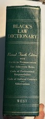 Vintage Black’s Law Dictionary Revised Fourth Edition 1968