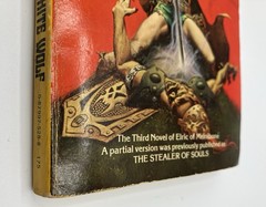 WEIRD OF THE WHITE WOLF 3rd Novel THE ELRIC SAGA Moorcock DAW Books 1st Ed GOOD