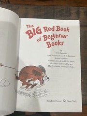 Dr. Seuss The Big Red Book of Beginner Hard Cover Several Stories 344 Pages
