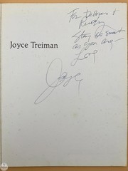 Vintage Joyce Wahl Treiman Hand Signed Art Book with Exhibition Catalogues