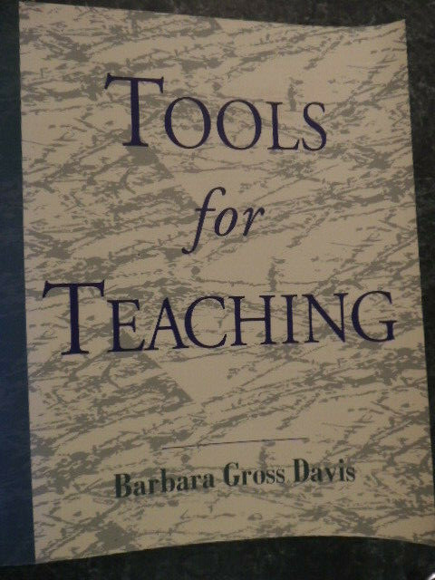 Tools for Teaching by Barbara Gross Davis 1993, 429 pages, VG++