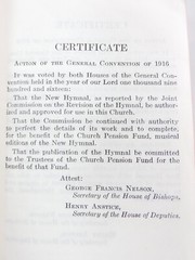 Antique Hymnal Protestant Episcopal Church 1920 Pocket Sized 578 Pgs 3-1/4″x 5″