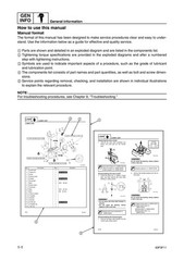 YAMAHA F150A FL150A Outboard Motor Service Manual BIND, FRONT & BACK, XL FOLDOUT