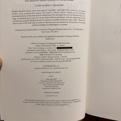 MARK Z DANIELEWSKI TOM’S CROSSING Publisher Signed 1st Edition Unread