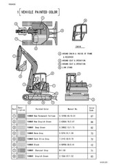 YANMAR ViO75 Excavator Parts Catalog Manual – BOUND – COVERS – XL FOLDOUT PAGES