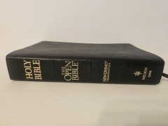 Thomas Nelson The Open Bible Genuine Leather Red Letter Edition Hardcover