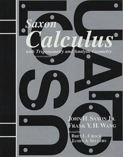 Calculus by Frank Wang and John Saxon (2001, Hardcover)