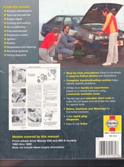 Haynes Mazda 626 & MX-6 1983-1992 FWD Repair Manual 61041 MN2273