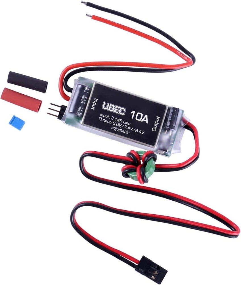 DBEIXIWEI 10A UBEC High Voltage Regulator 3-14S Lipo for RC Car 6V 7.4V 8.4V