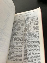 Vintage Pocket New Testament Bible 1968 National Bible Press Red USA Jesus