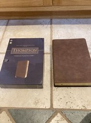 NASB Thompson Chain-Reference Bible Leathersoft Brown Red Letter 1977 Text INDEX