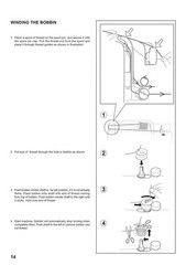 SINGER 7442 Sewing Machine User Instruction Manual Guide – TOUGH COIL BINDING