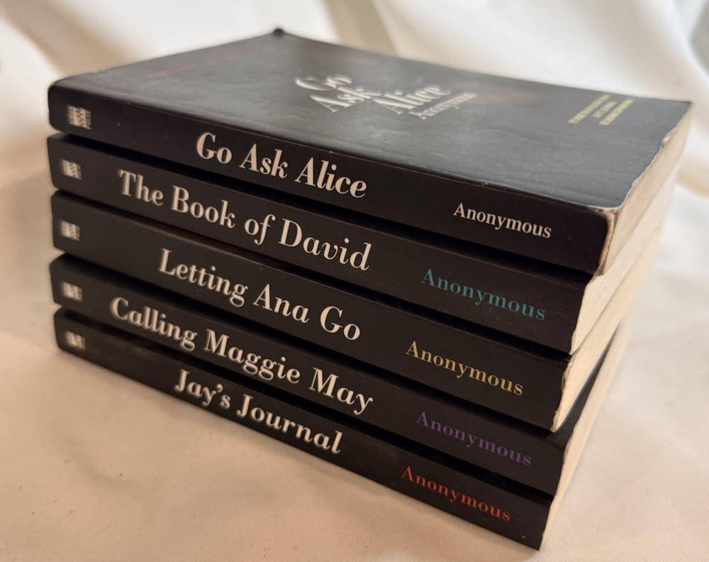5 BOOK SET – Go Ask Alice, and 4 Other Books by Anonymous