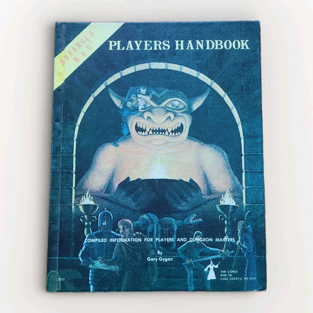 AD&D 1st Edition Players Handbook • 1979 4th Print TSR 2010 • Vibrant Yellow