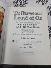 The Marvelous Land of Oz Books of Wonder L Frank Baum Hardcover