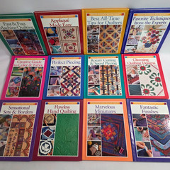 Set of 12 Rodale’s Successful Quilting Library Books Borders Applique Piecing
