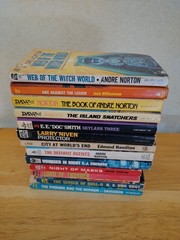 Vintage Sci-Fi Fantasy Large Paperback Book Lot Of 55 Daw,Ace,Ballantine Pyramid