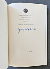 John UPDIKE – Memories of the Ford Administration Signed 1st ed Franklin Library