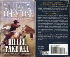 Duff MacCallister Western Action Lot of 3 Paperback by William Johnstone