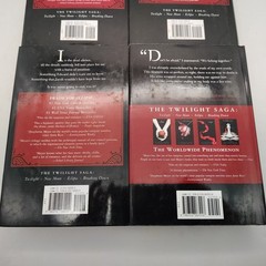 Twilight Saga By Stephenie Myer 4 Book Hardcover 2008 Set Edward Bookmark