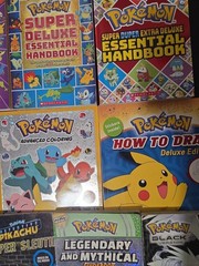 Lot Of 10 Pokémon Books – Stories, Drawing/Coloring & Handbooks