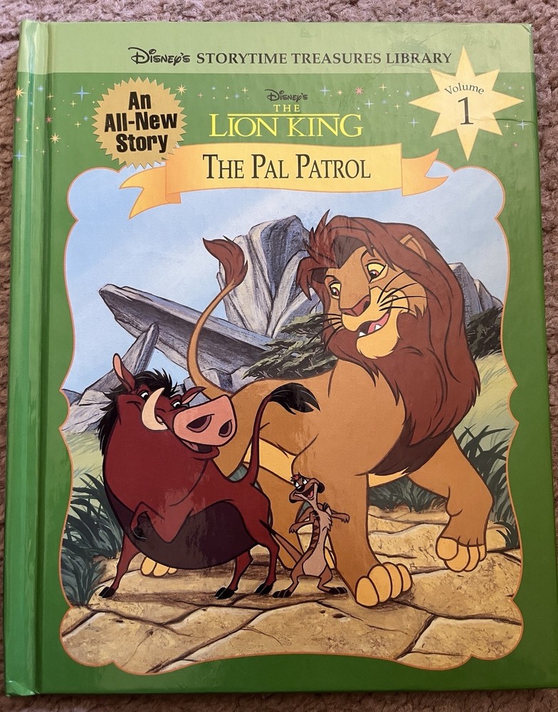 Disney’s Storytime Treasures The Pal Patrol Vol 1 Vintage 1998 Lion King