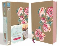 NIV, Journal the Word Bible for Teen Girls, Leathersoft over Board, Gold/Floral,
