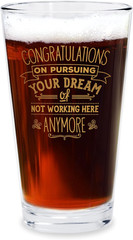 Farewell Gifts for Coworkers – Congratulations on Pursuing Your Dream – 16 Oz Be