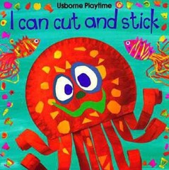 I Can Cut and Stick (Usborne Playtime) – Paperback By Gibson, Ray – GOOD