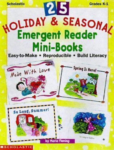 25 Holiday & Seasonal Emergent Reader Mini- paperback, 0590106163, Maria Fleming