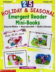 25 Holiday & Seasonal Emergent Reader Mini- paperback, 0590106163, Maria Fleming