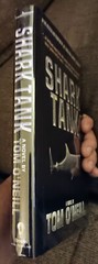 SIGNED, BRAND NEW, 1ST ED. w/Brodart Cover, Shark Tank by Tom O’Neill (2005, HC)