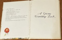 A Gnome Counting Book by Rien Poortvliet 1982 Harry Abrams Inc Vintage Rare HC