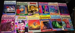 goosebumps books lot of 39, horrorland, slappyworld, original, reprints