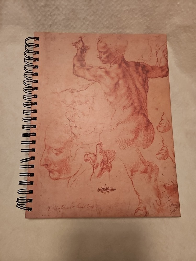 Metropolitan Museum Of Art 12 x 9 Spiral Bound Sketch Book 60+ Pg Michelangelo