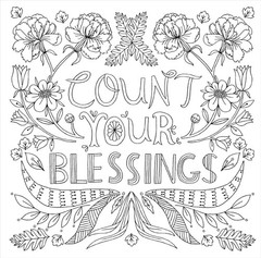 Inspirational Coloring Book for Adults 31 Pages Thick Paper Relaxing Artwork