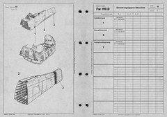 WWII German Parts Manual 1000+ pages ! ILLUSTRATED For Focke Wulf FW190 D-9