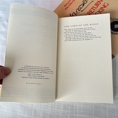 THE LORD OF THE RINGS by J.R.R. Tolkien 1965 3 Volume Box Set 2nd Ed 1st Print