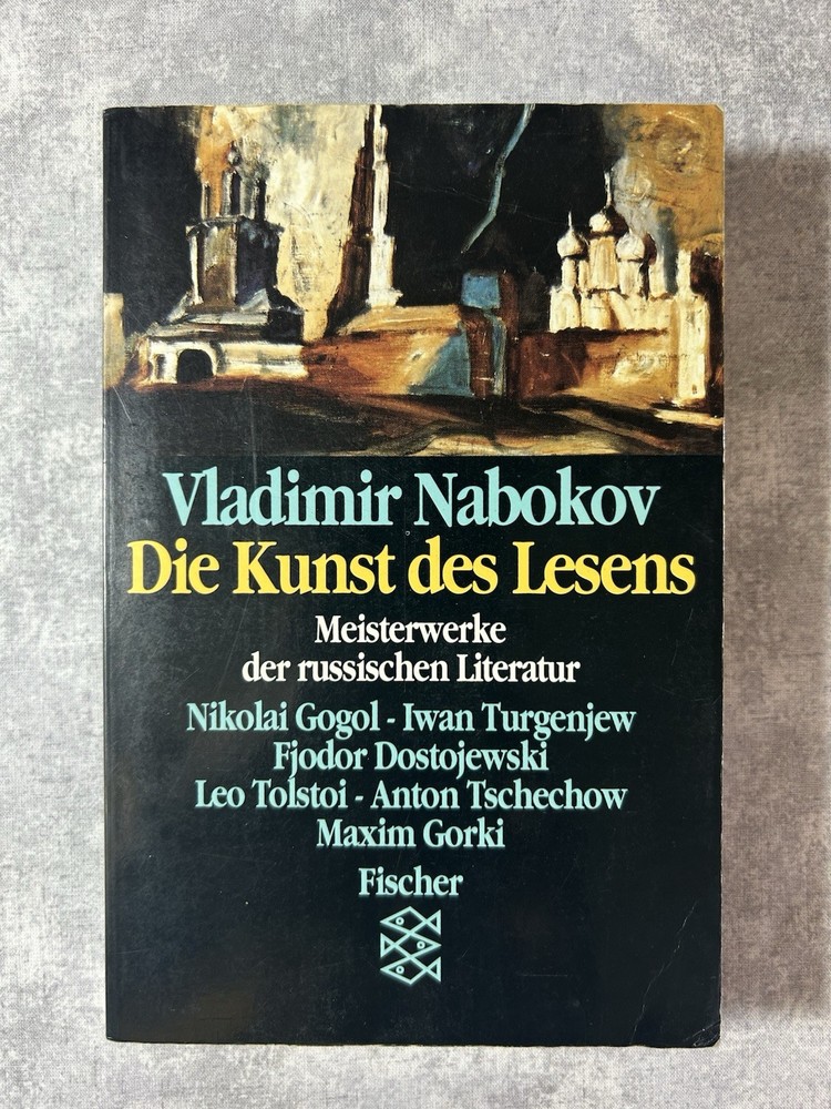 Vladimir Nabokov –Die Kunst des Lesens (1991) Fischer TB, Russische Meisterwerke