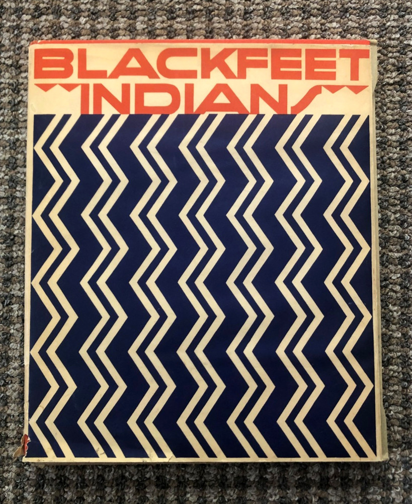 VINTAGE „Blackfeet Indians” by Frank Linderman; illustrations by Winold Reiss