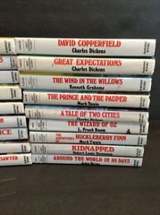 Great Illustrated Classics HC Lot Of 18 Books Sherlock Holmes Wizard of Oz Heidi