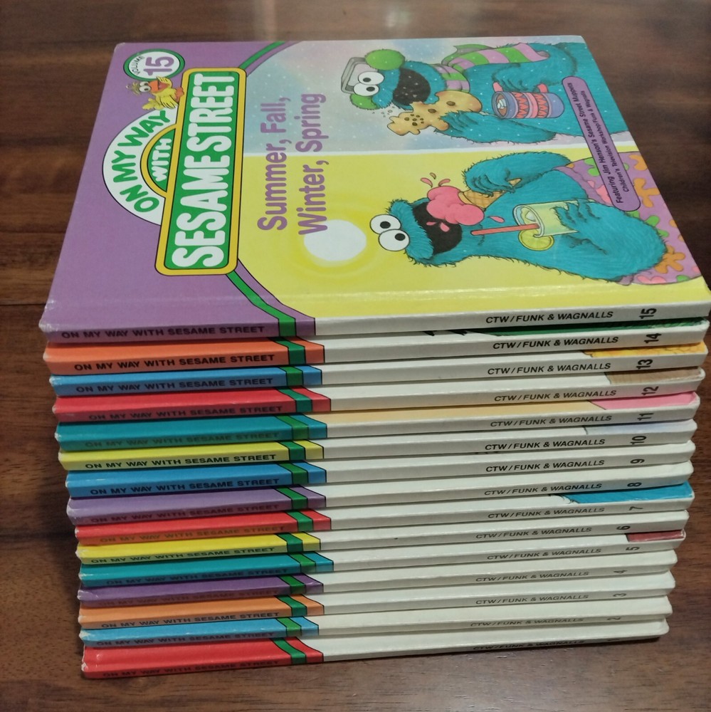 1989 Muppets, Inc., CTW Comp. 15 Volumn Set, „On My Way With Sesame Street”, USA