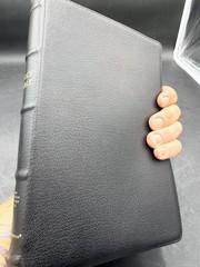 NASB Preacher’s Bible Premium Goatskin Leather Black Premier Collection 1995 tex