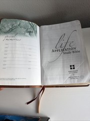 Life Application Study Bible NIV Large Print 2011 Italian Duo Tone Leather