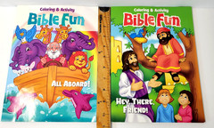 Bible Fun Coloring & Activity Books Set 2 Dreamtivity All Aboard Hey There