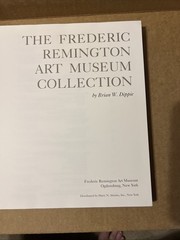Frederic Remington Art Museum Collection, Dippie, Brian W., No DJ