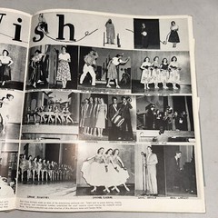 1952 Vintage Yearbook Cardinal Whittier Ca with ephemera