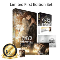 Onyx Storm Fourth Wing by Rebecca Yarros (Korean limited Edition) ArtDust Jacket