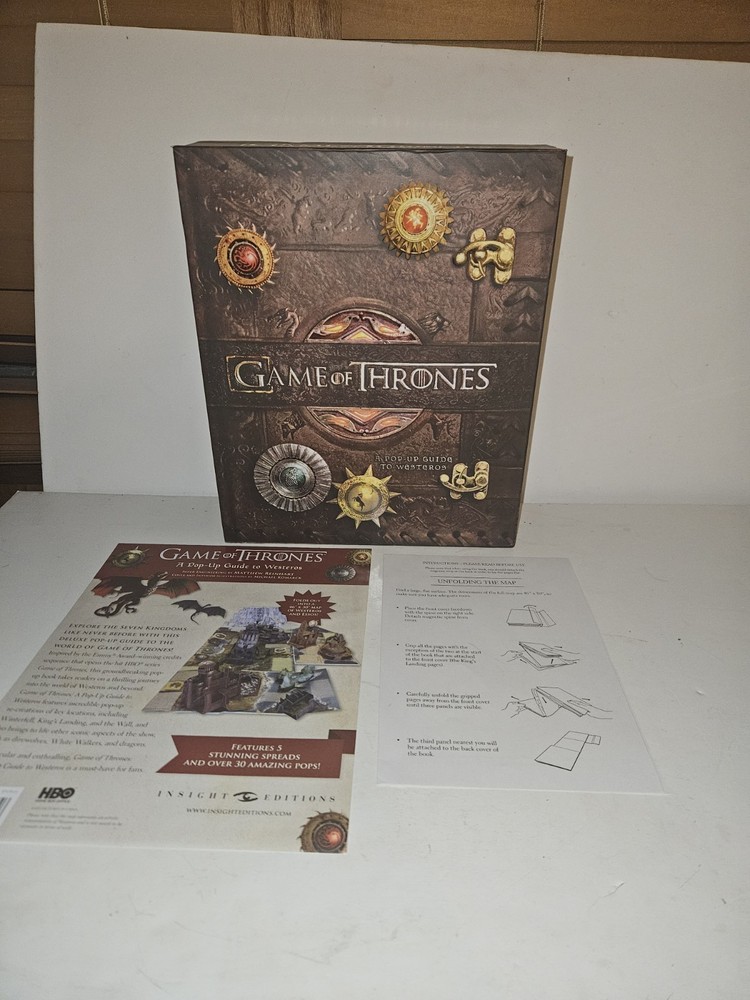 Game of Thrones : A Pop-Up Guide to Westeros Hardcover Matthew Reinhart